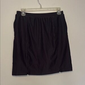Vintage Monterey Club Black Tennis Athletic Skirt pockets size small